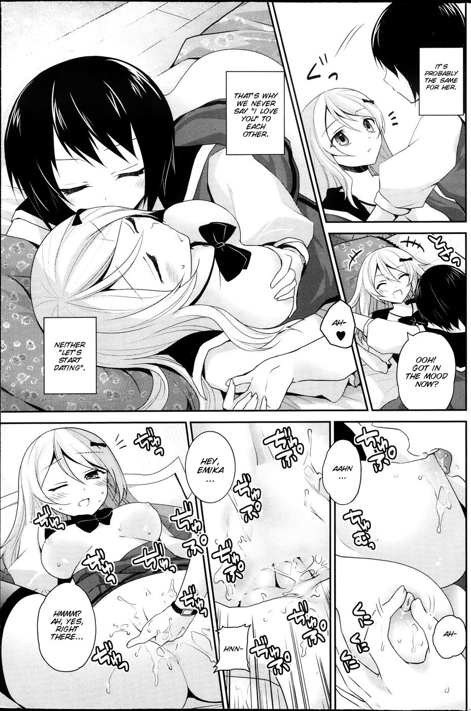 Hentai Manga Comic-Watashi to kanojo ha kisu wo suru-Read-14